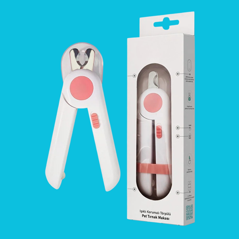 LED Işıklı Profesyonel Evcil Hayvan Tırnak Makası